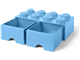 8 Stud Brick Drawer Light Blue thumbnail