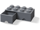 8 Stud Dark Gray Storage Brick Drawer thumbnail