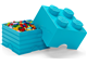 4 Stud Storage Brick Azure Blue thumbnail