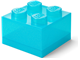 Light Blue Clear Brick Shaped Storage Box thumbnail