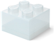 White Clear Brick Shaped Storage Box thumbnail