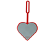 3x3 Heart Bag Tag - Red thumbnail