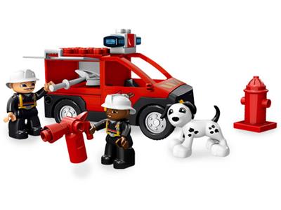 LOT LEGO DUPLO 5601 caserne pompier + 5602 Poste de Police