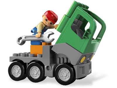 duplo car transporter