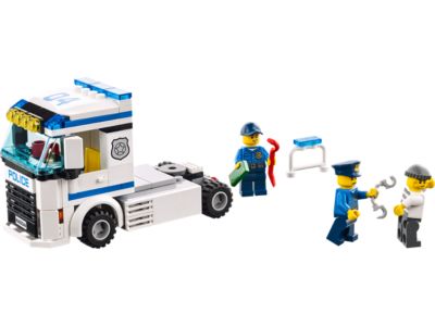 60044 LEGO City Police Minifigure Policeman and Jail Prisoner Chase with Accessories 