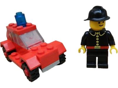 lego fire chief car