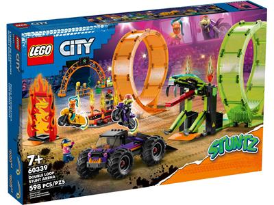 anyfam LEGO 60339 City Stuntz Double Loop Stunt Arena | BrickEconomy