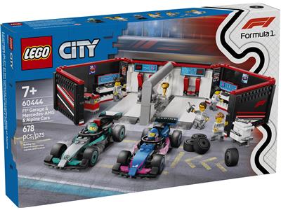 LEGO 60444 City Formula 1 F1 Garage & Mercedes-AMG & Alpine