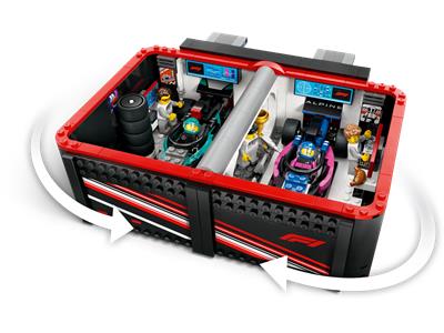 LEGO 60444 City Formula 1 F1 Garage & Mercedes-AMG & Alpine Cars