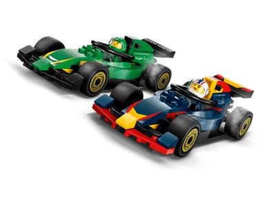 まとめ売り LEGO 60445 F1 卡車和RB20 & AMR24 F1 汽車LEGO® City系列