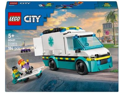 LEGO 60451 City Emergency Ambulance BrickEconomy
