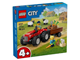 Red Farm Tractor with Trailer & Sheep thumbnail