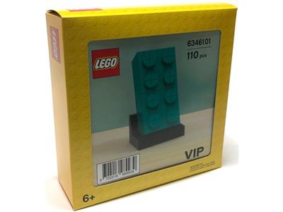 Tijolo LEGO verde-azulado 2020 6346102 Novo E Lacrado 