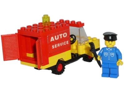Lego 646 Town Construction Manual Car Service