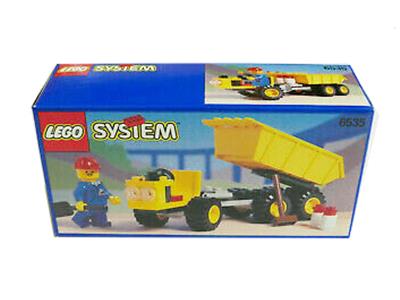 LEGO 6535 ville construction Dumper Truck 1 figure-COMPLET 