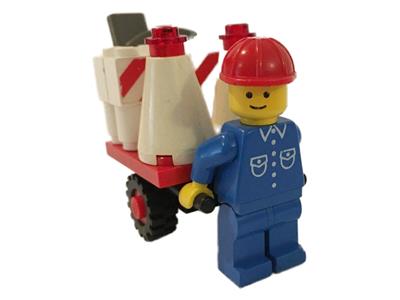 LEGO Set 6606 Straßenbauarbeiter ohne BA Road Repair Set without instruction