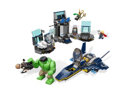 for sale online 6868 LEGO Super Heroes Hulk's Helicarrier Breakout 