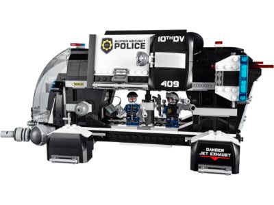 the lego movie super secret police dropship
