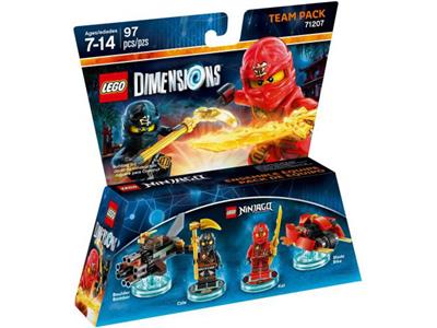 LEGO BESTPRICE DIMENSIONS COLE TEAM PACK TOY TAG 71207 NINJAGO NEW 