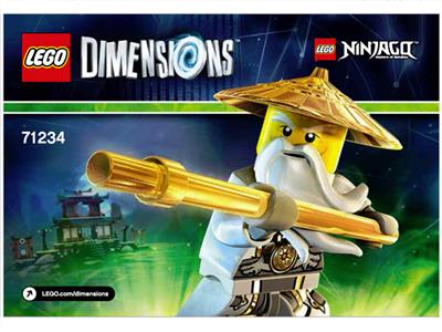 Sensei wu lego dimensions hot sale