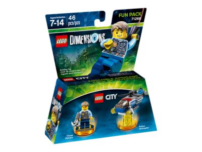 NEW LEGO CHASE MCCAIN FROM SET 71266 POLICE DIM047