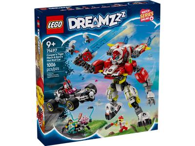 RedLemonです LEGO 71497 DREAMZzz Cooper's Tiger Mech and Zero's Hot Rod
