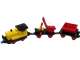 12v Diesel Locomotive with Crane Wagon and Tipper Wagon thumbnail