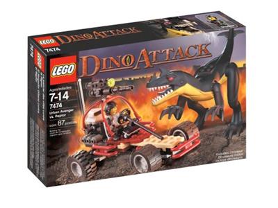 LEGO Dino Attack Urban Avenger vs. Raptor 7474 New 673419072915