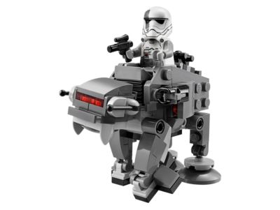 LEGO Star Wars: The Last Jedi Ski Speeder vs. First Order Walker  Microfighters 75195 Building Kit (216 Piece)