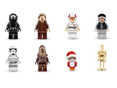 LEGO Star Wars From Advent Calendar 75... Exclusive Snow Chewbacca Minifigure 