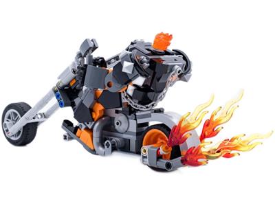 雪 Review: LEGO 76245 Ghost Rider Mech & Bike - Jay's Brick Blog