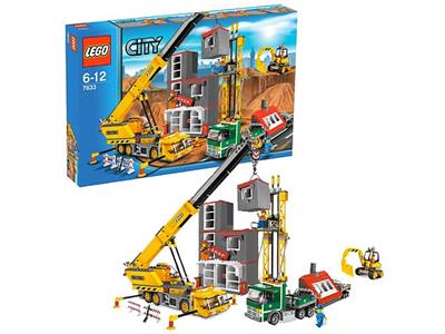 HARD TO FIND GREAT GIFT!! 2009 LEGO CITY CONSTRUCTION SITE 7633 *NIB RETIRED