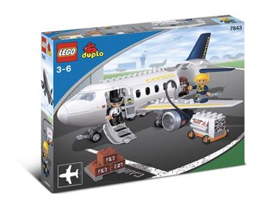 From Chassis Behind Wheels Cargo Aircraft Aeroplane LEGO Duplo Grey 