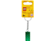 2x4 Green Metallic Keyring Key Chain thumbnail