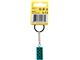Bright Bluish Green 2x4 Stud Key Chain thumbnail