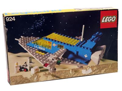 LEGO 1x4 Stein 3010p924 Space LL 924 Baustein blau bedruckt Weltraum