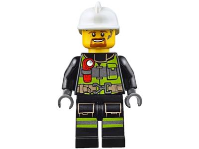 Fireman 1x cty0489 LEGO Minifigures Pompiere Omino Minifig 9780545477024 