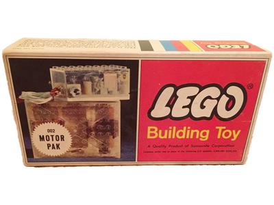 002 LEGO 4.5V Samsonite Gears Motor Set