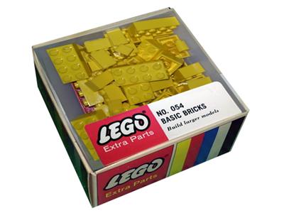 054 LEGO Samsonite 49 Yellow Assorted Basic Bricks