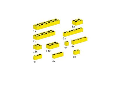 10010 LEGO Assorted Yellow Bricks