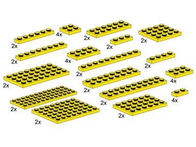 10012 LEGO Assorted Yellow Plates