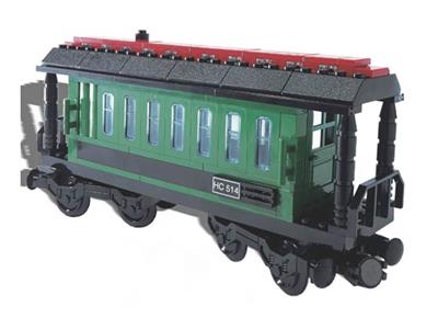 10015 LEGO Trains Green Passenger Wagon