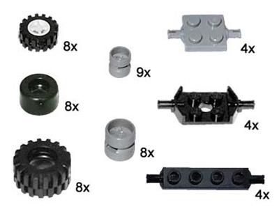 Small lego wheels clearance