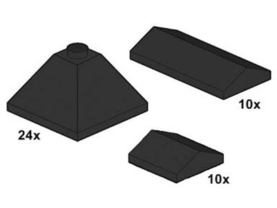 10053 LEGO Black Roof Tiles thumbnail image