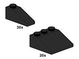 10055 LEGO Black Roof Tiles