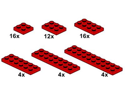 10058 LEGO Red Plates