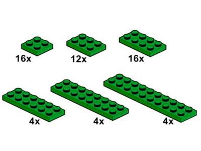 10059 LEGO Dark Green Plates