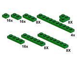 10063 LEGO Dark Green Plates thumbnail image