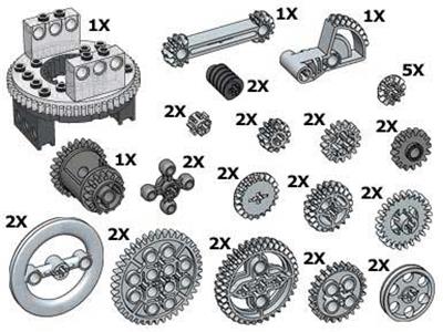 10076 LEGO Technic Gear Wheels thumbnail image