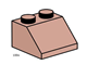 2x2 Sand Red Roof Tile thumbnail
